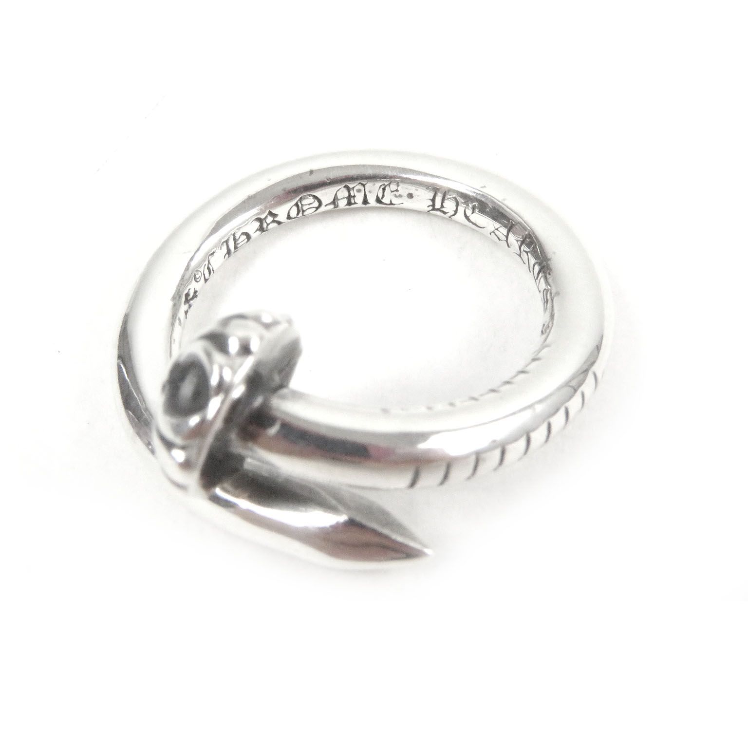 極美品□CHROME HEARTS クロムハーツ ネイルクロスボール SV925