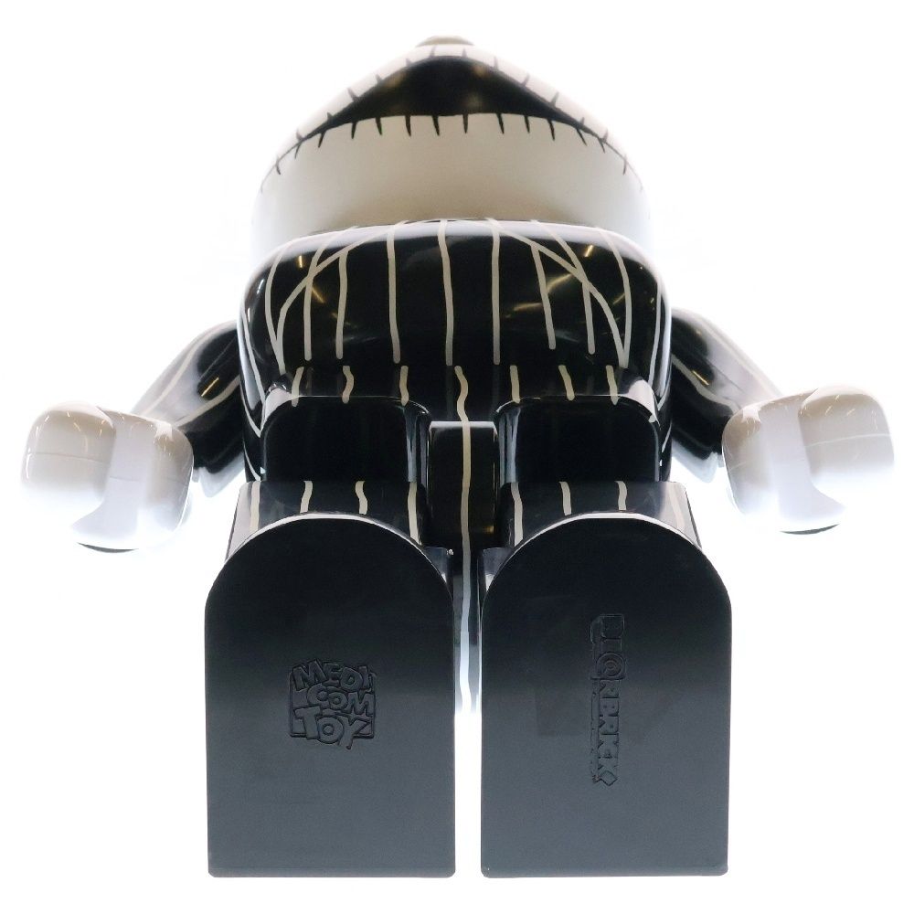 MEDICOM TOY - MEDICOM TOY メディコムトイ BE@RBRICK×Disney WELCOME TO HELLOWEEN TOWN Jack Skellington 1000% ジャック・スケリントン ブラック/ホワイト ベアブリック フィギュア Medicom Toy The Nightmare Before Christmas Bearbrick Jack