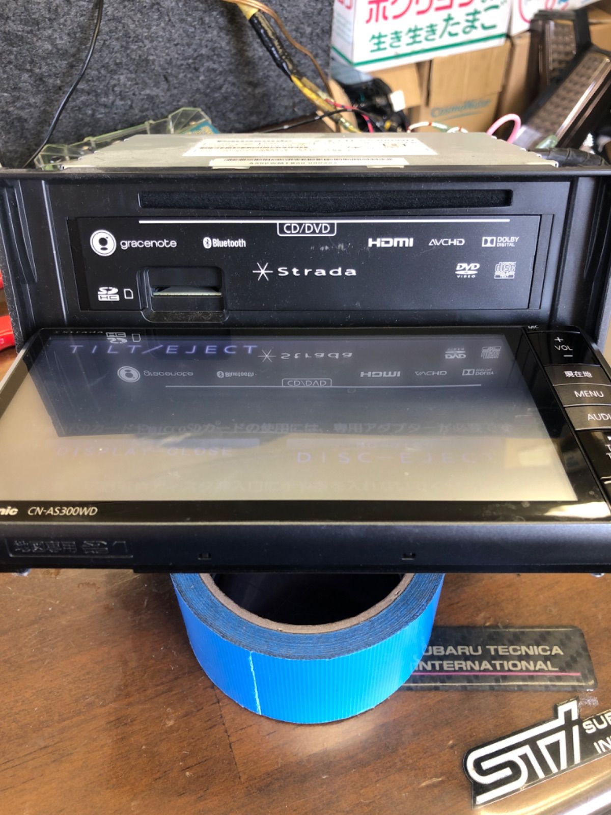 panasonic カーナビ CN-AS300WD HDMI DVD フルセグ - メルカリ