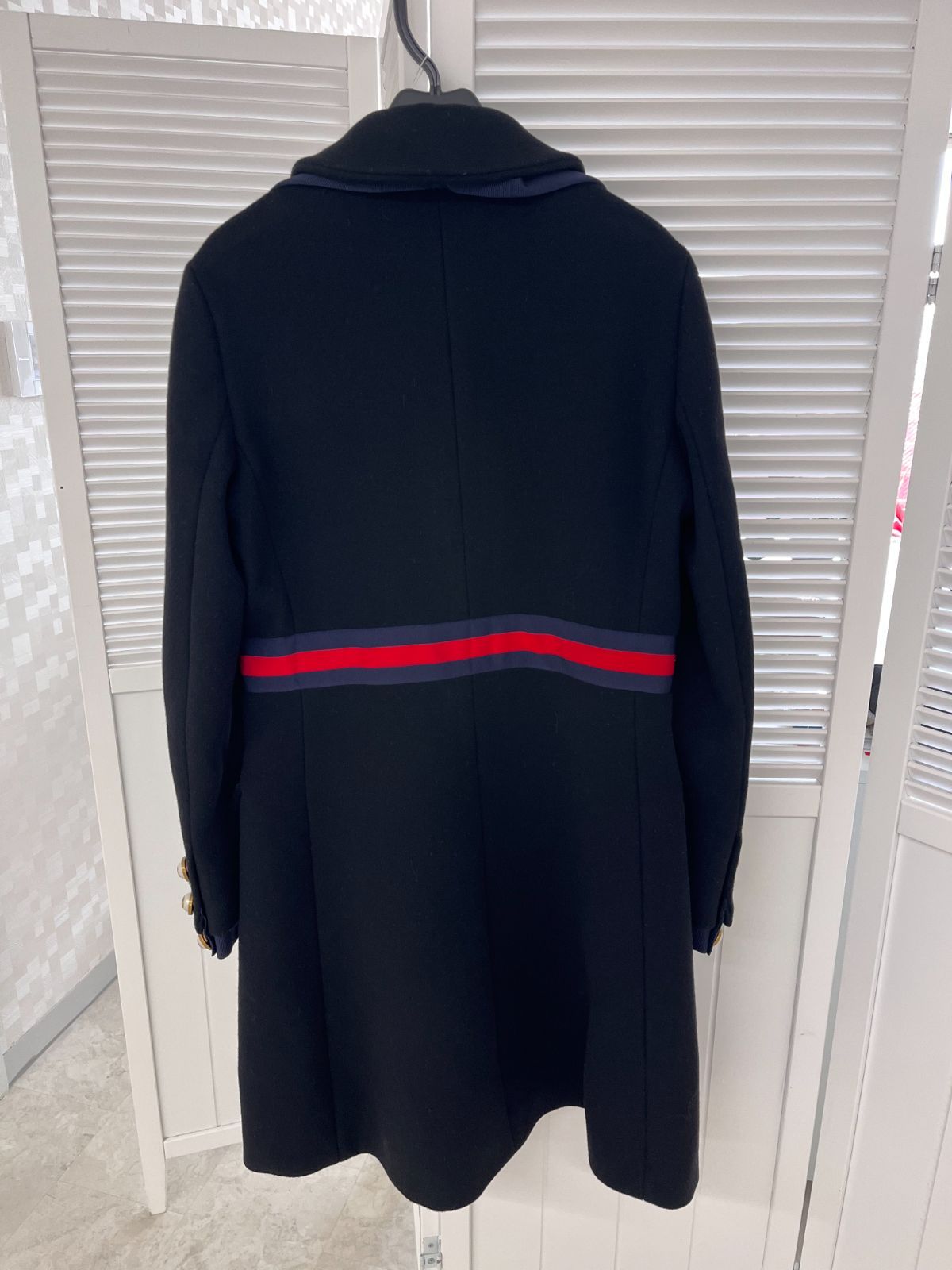 yukki様専用※GUCCI /グッチ シェリーラインウールコート ブラック