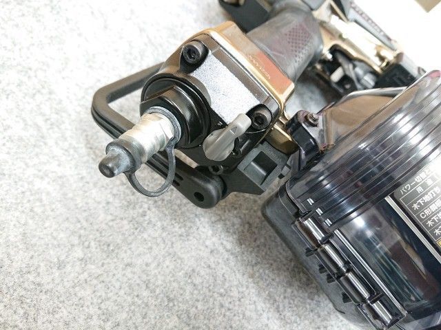 ハイコーキ 75mm 高圧ロール釘打機 NV75HR2 S パワー切替機構付 ハイゴールド ケース 品番違い 付き HRDEVELOPMENT_JP
