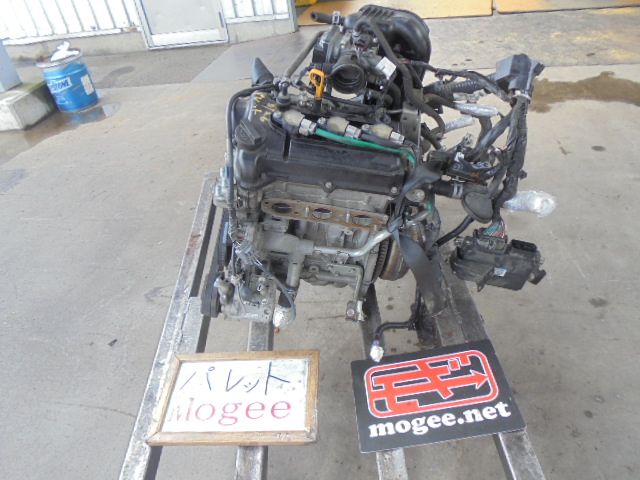 1FI3004 BJ4 スズキ パレット MK21S 3型 エンジン本体 エンジンコンピューター付 ノンターボ K6A-A402478