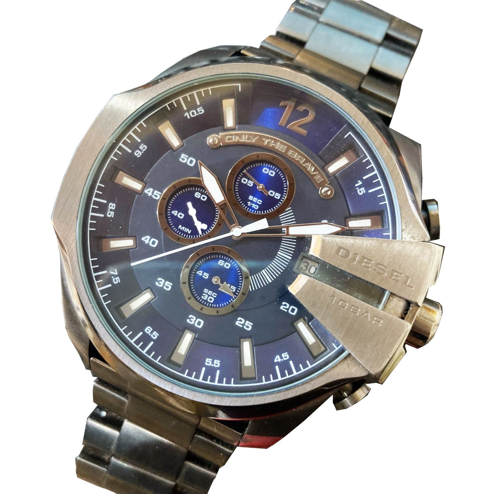 中古○DIESEL/ディーゼル○メンズ腕時計 メガチーフ クロノ