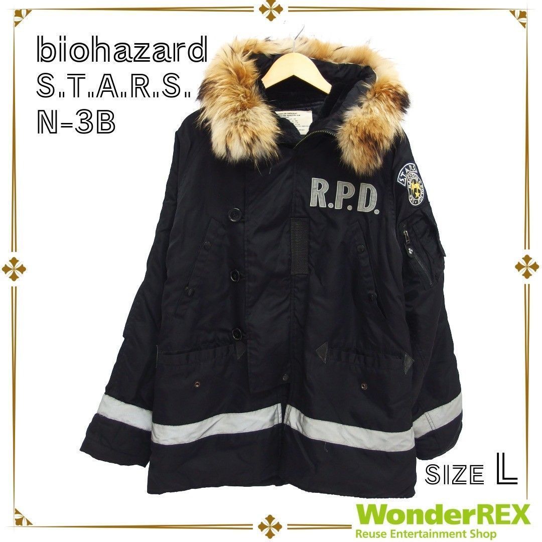biohazard S.T.A.R.S. N-3B ウェスカーVer. Lサイズ オリジナル BLACK 