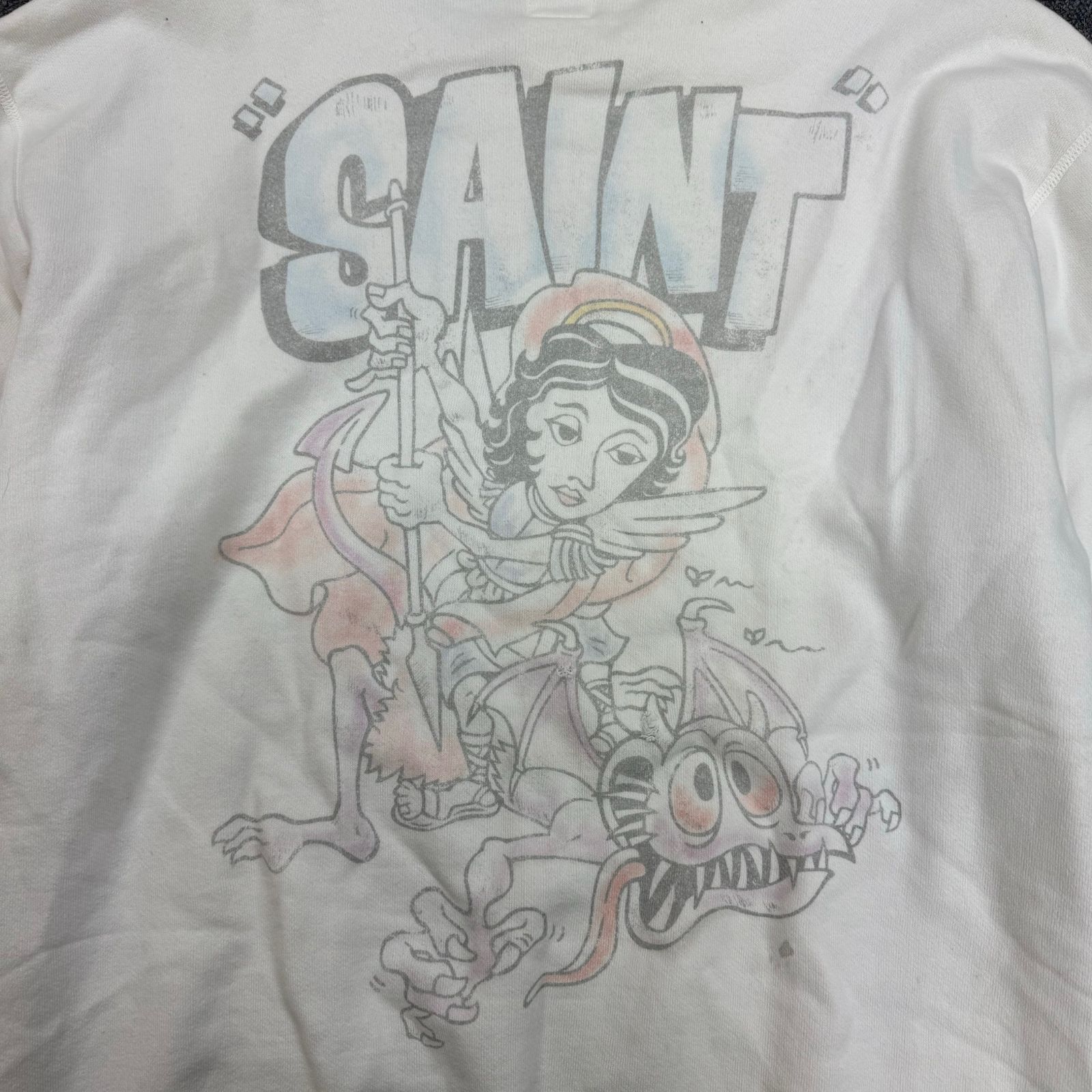 SAINT MICHAEL SM-S21-0000-013 / CREW SWEAT SHIRT グラフィック 