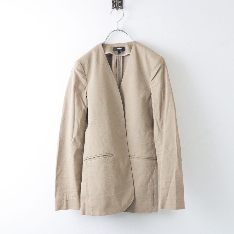 セオリー Theory ECO CRUNCH WASH ISITA 2 ノーカラージャケット 2