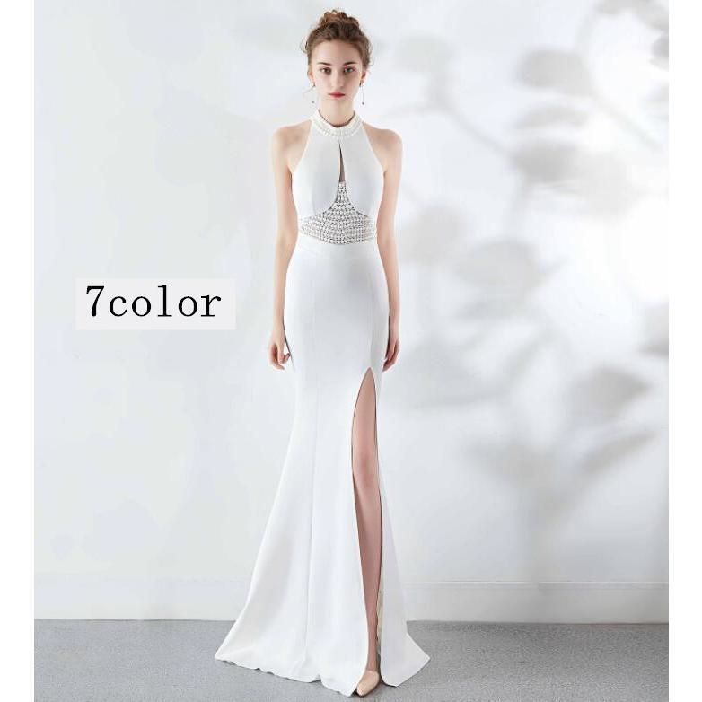 キャバドレス マーメイドドレス ウエディングドレス ロングドレス パーティードレス ナイトドレス 演奏会 結婚式 忘年会 二次会 披露宴 ピ