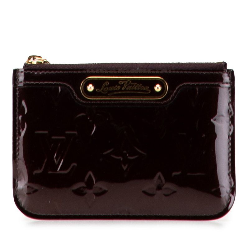 ルイ ヴィトン モノグラム ヴェルニ ポシェット クレNM M93557 アマラント パープル パテントレザー レディース LOUIS VUITTON 1-0223330