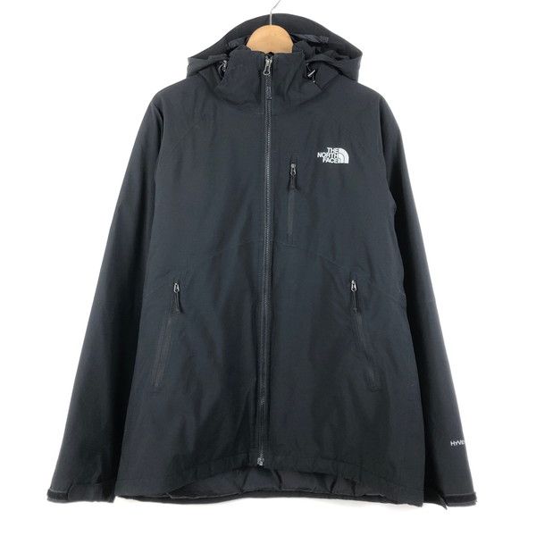 【古着】 THE NORTH FACE ノースフェイス マウンテンパーカー HYVENT 薄綿入り ブラック系 メンズL 【中古】 n060617