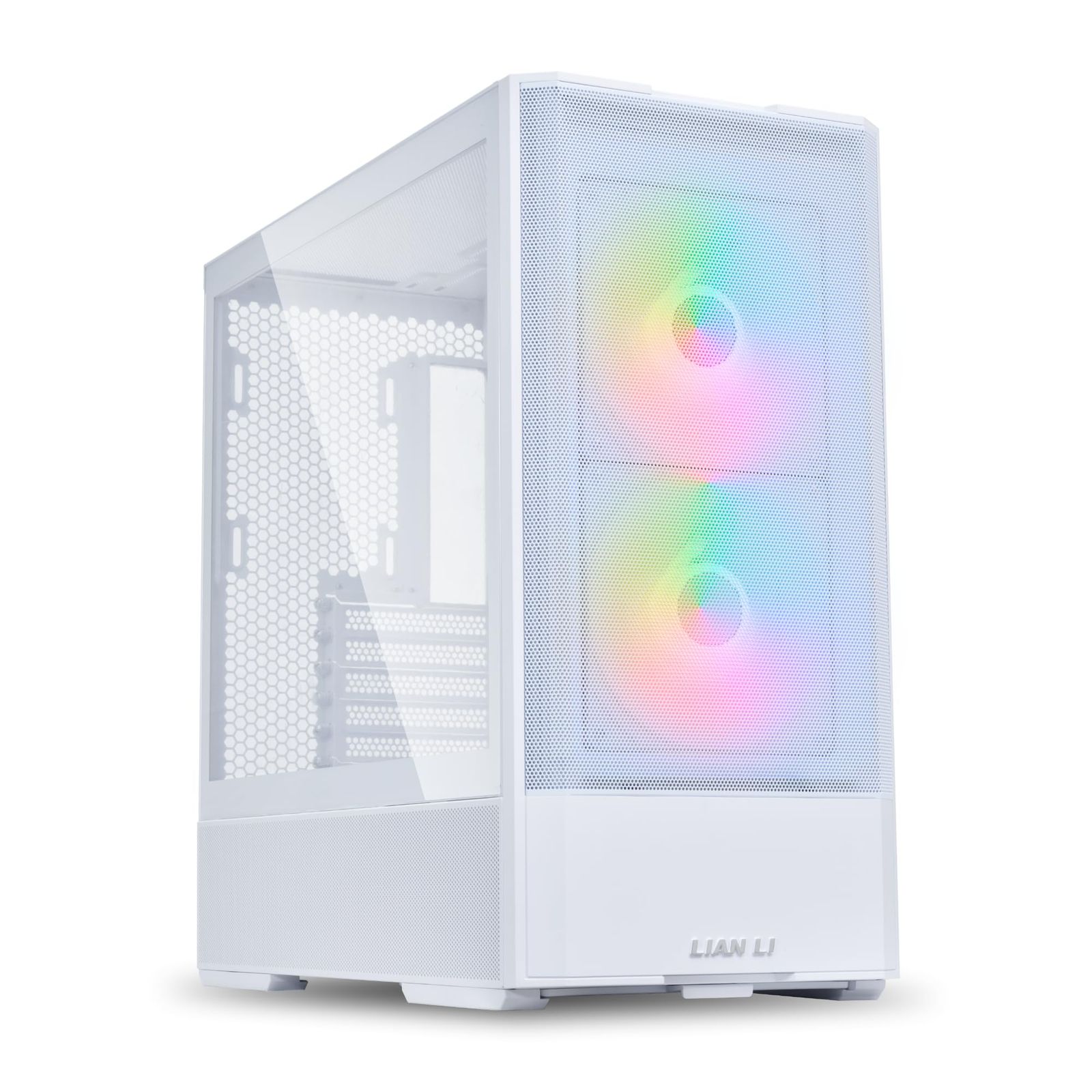 LIANLI ATX対応ミドルタワーPCケース LANCOOL 207 WHITE ファン4基標準搭載 ATX 幅244mm以下 | Micro ATX|Mini-ITX規格対応 日本正規代理店品