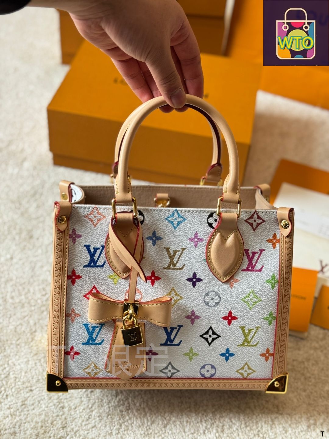 【センスある色使い♪】Louis Vuitton ハンドバッグ 今日特価】Louis Vuitton トートバッグ ハイセンス ハンドバッグ