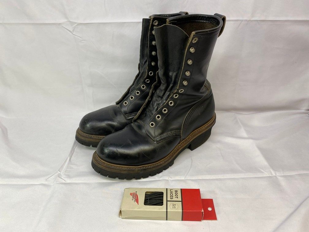REDWING レッドウイング PT91 ヴィブラムソール レザー ロガ－ブーツ サイズ US71|2D 25.5cm カラー ブラック