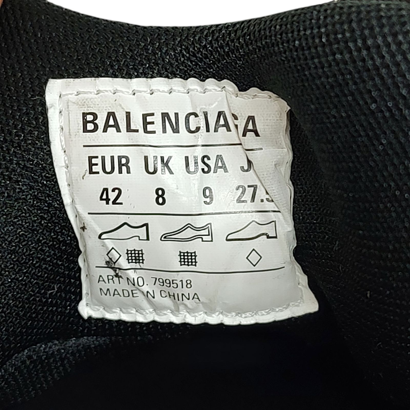 BALENCIAGA バレンシアガ Reptile レプタイル スニーカー 799518 42 