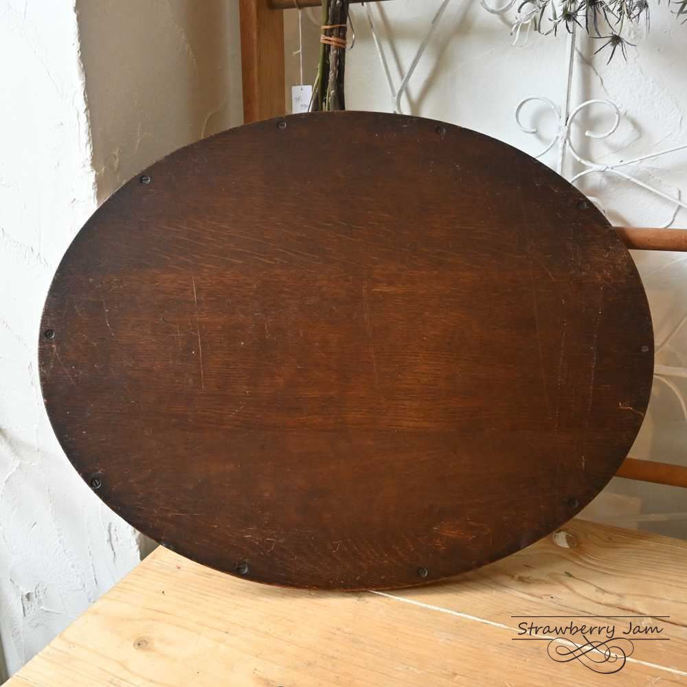 L3705-260 英国アンティーク オーク ギャラリートレイ キッチントレイ コーヒートレイ ティーセット イギリス TALLINNNEXPO_COM