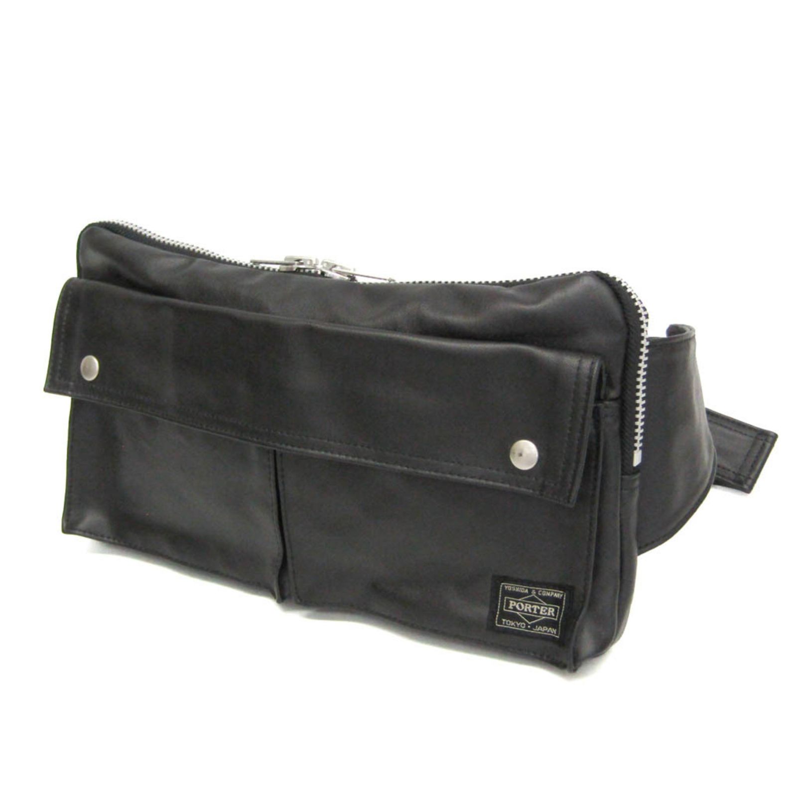 ポーター Porter フリースタイル STYLE 707-07147 メンズ レディース PVC ウエストバッグ ボディバッグ ブラック
