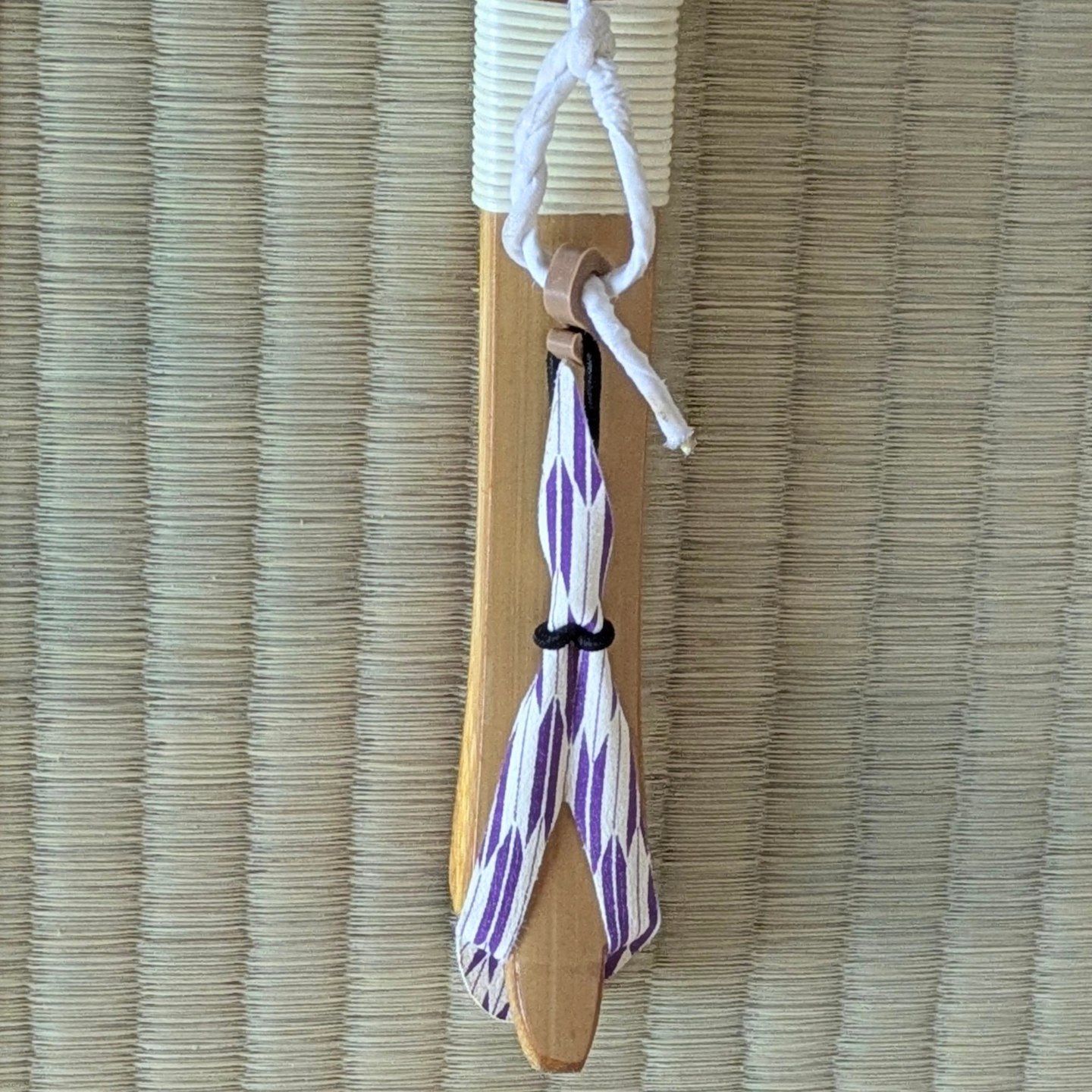 【弓道】 弦を弓に留める物 「弦留め大郎」 緑 トンボ柄　2個入り