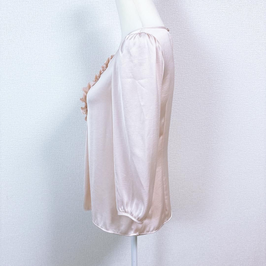 美品】アナイ 胸元フリル 長袖ブラウス ピンク 38 - メルカリ