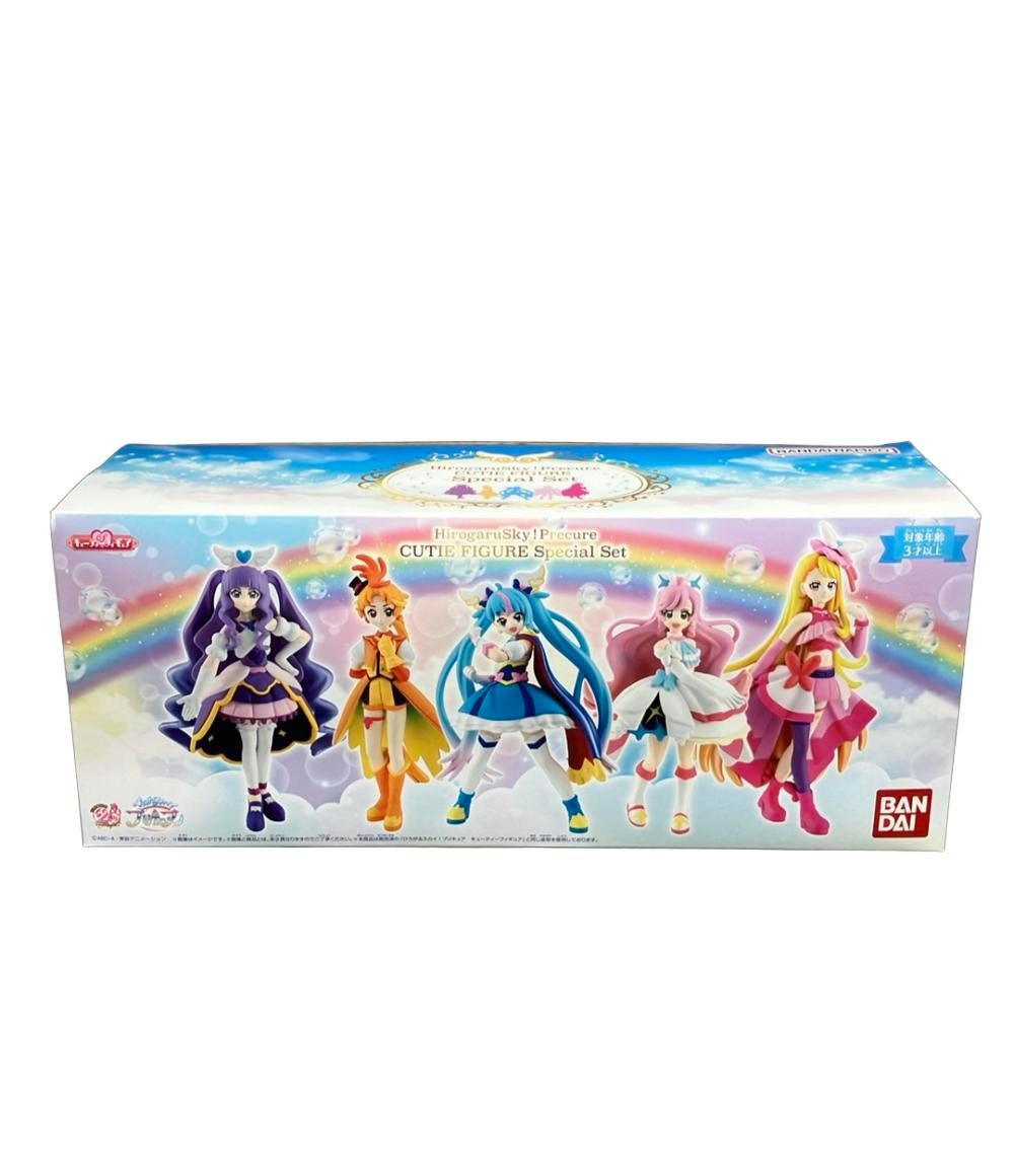 ひろがるスカイプリキュア フィギュア キューティーフィギュアスペシャルセット キュアスカイ キュアプリズム キュアウィング キュアバタフライ キュアマジェスティ バンダイ ひろがるスカイプリキュア フィギュア キューティーフィギュア