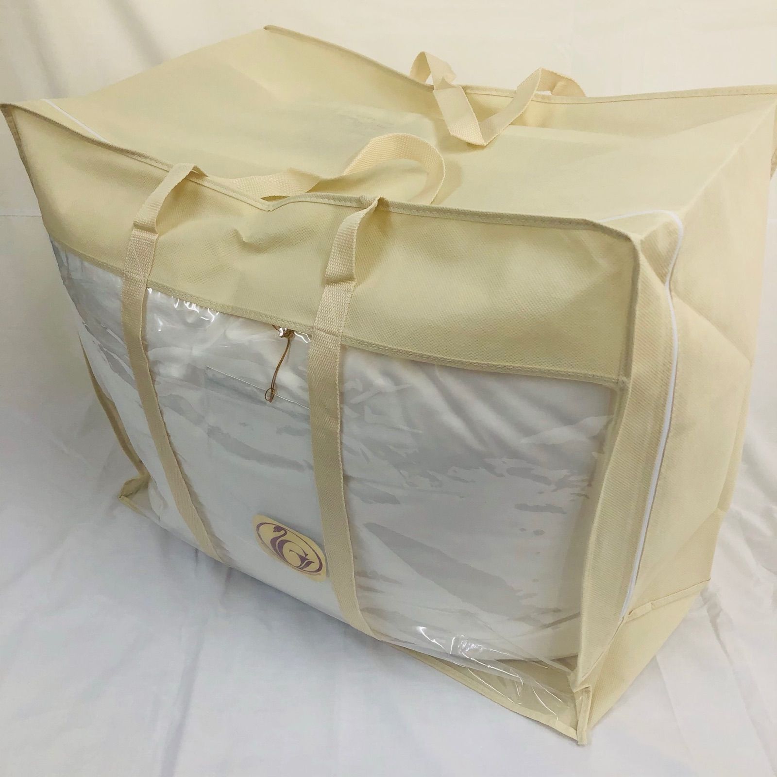 合掛け 羽毛布団 キング ニューゴールドラベル 日本製 春 秋 用