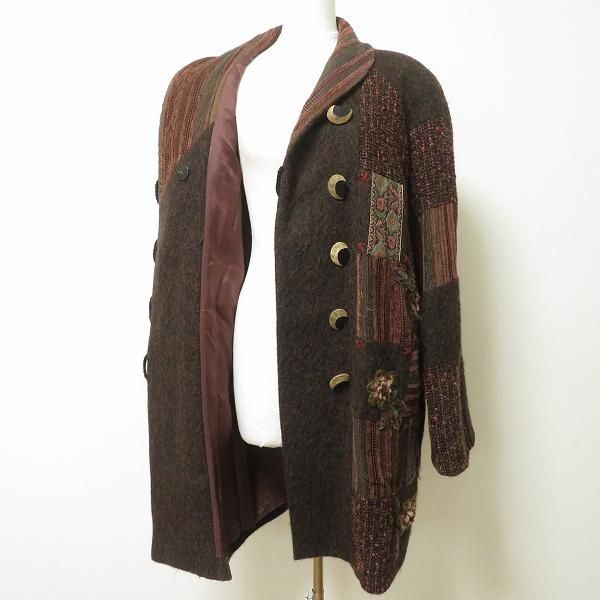 wnc ノンノンドール non non dorl ethnic fork ムッシュ榊 コート 茶系