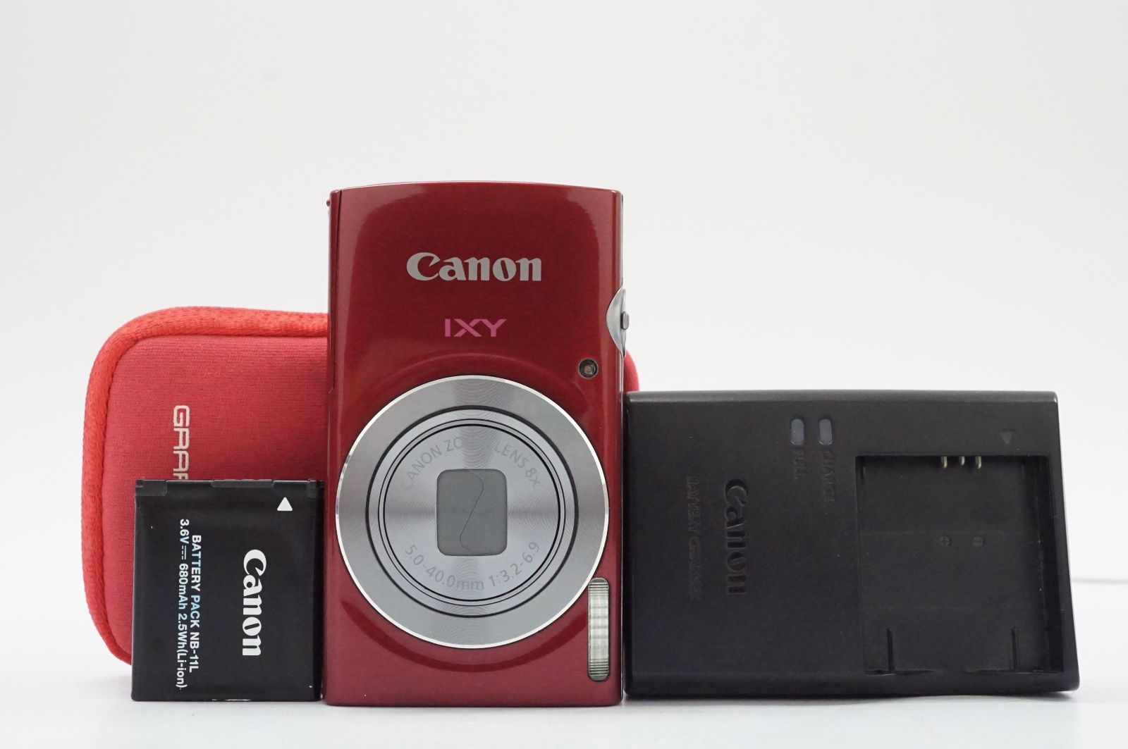 C220743 Canon IXY 120 レッド コンパクトデジタルカメラ