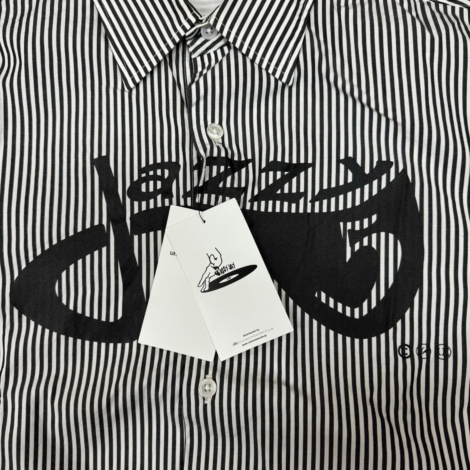 UNIFORM EXPERIMENT × fragment design × JAZZY JAY ストライプシャツ 