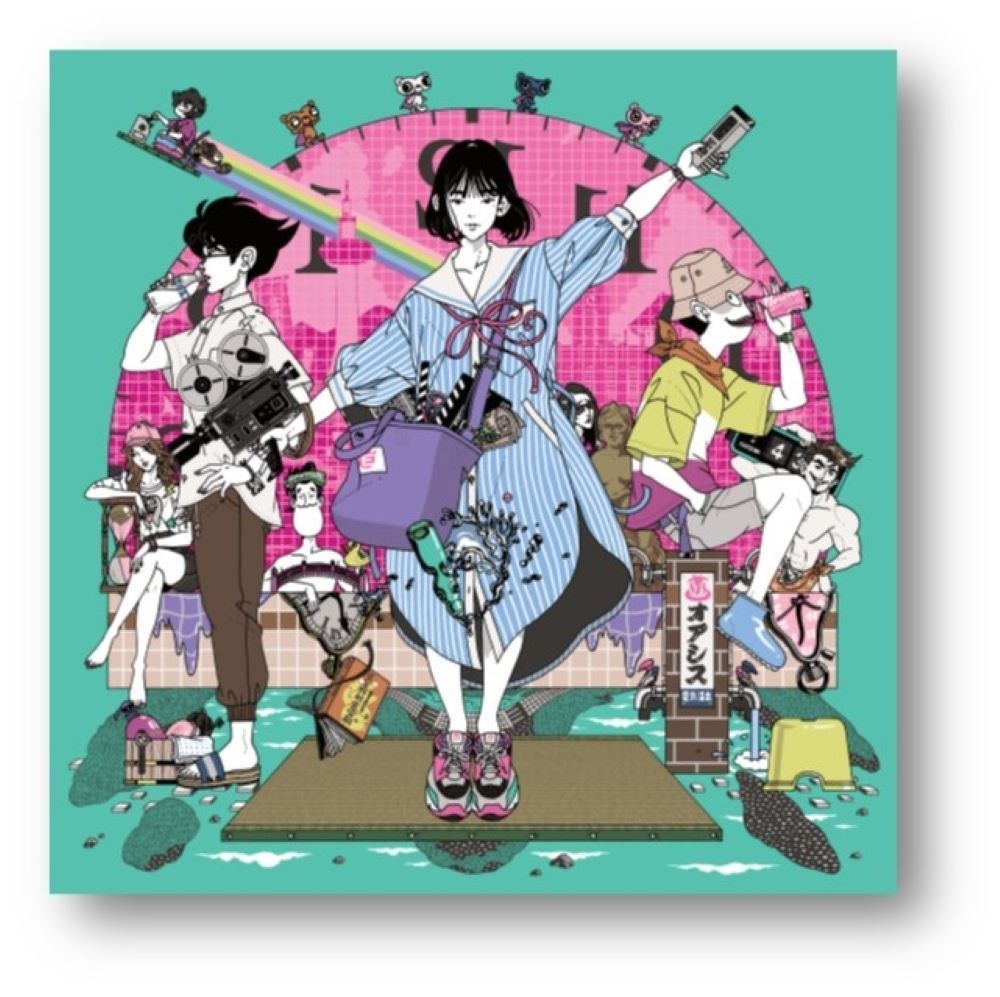 平松礼二 「路・望岳」 桜 絵画 富士山 和風 絵 シルクスクリーン 版画