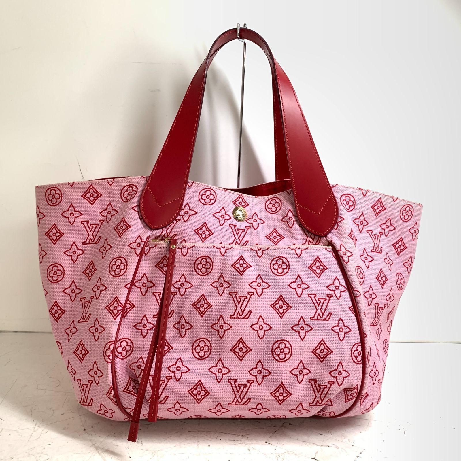 f001 L 美品 Louis Vuitton カバイパネマPM ビーチライン モノグラム 