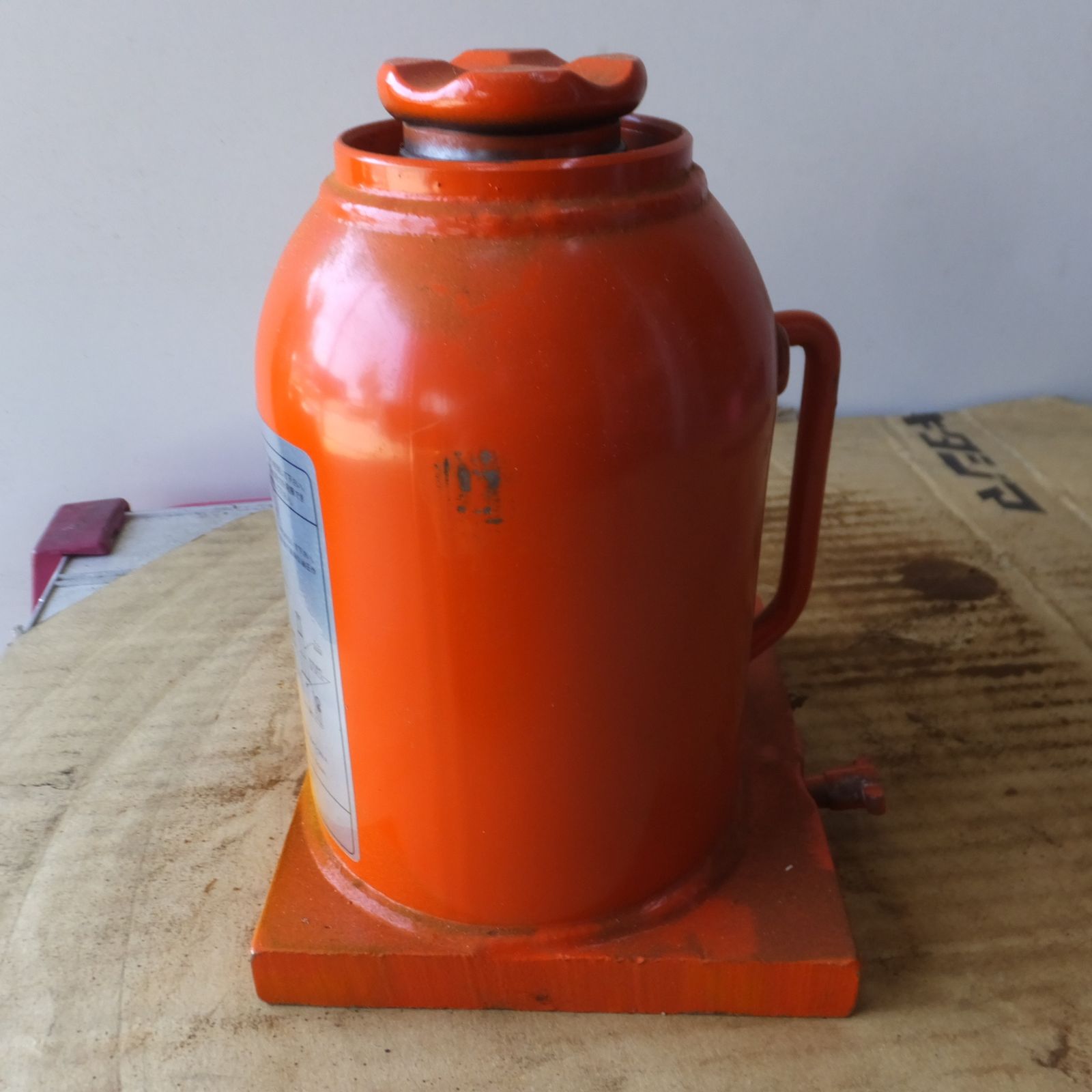 ◆マサダ 油圧ジャッキ HPD-10-2 工具 10TON 10ton 10トン 10000kg 油圧式 オイル だるま ダルマ 車載 自動車 点検 整備 8 ◆