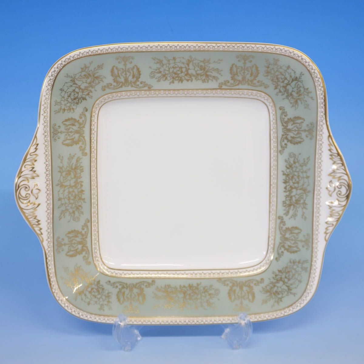 大特価放出! 【WEDGEWOOD】コロンビアセージグリーン B&Bプレート