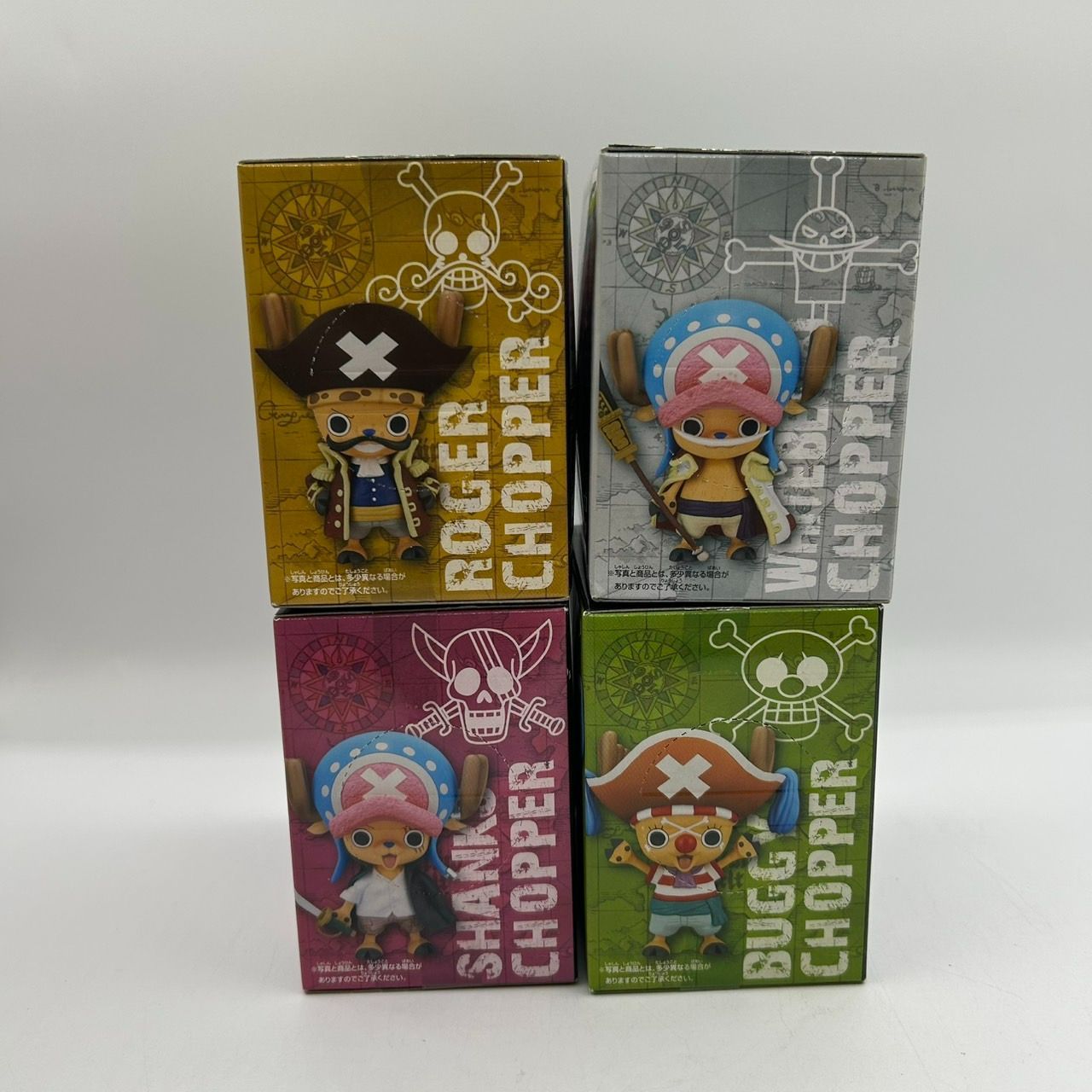 未開封 チョッパー 目指せ海賊 フィギュア 偉大なる船長編 4体セット