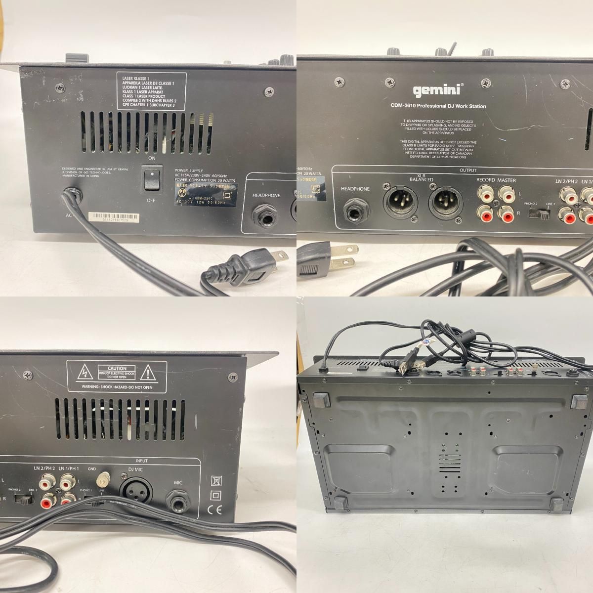 Gemini CDM-3610 DJ ワークステーション - メルカリ