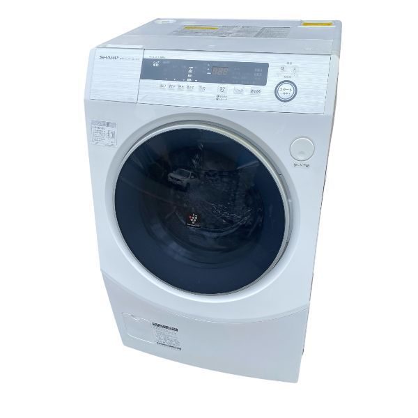 25-1022 シャープ ドラム式洗濯乾燥機 ES-H10B-WL 2018年製 SHARP 洗濯機