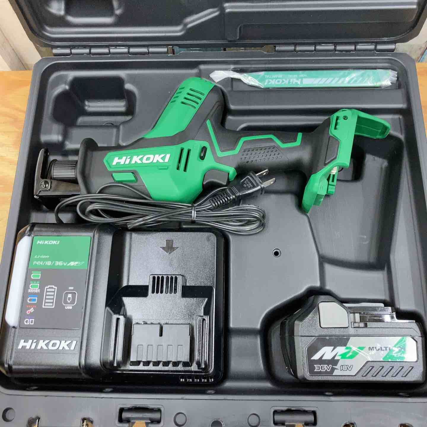 ハイコーキ HIKOKI 旧 日立工機 コードレスセーバーソー CR18DA XP 18V セット 柏店