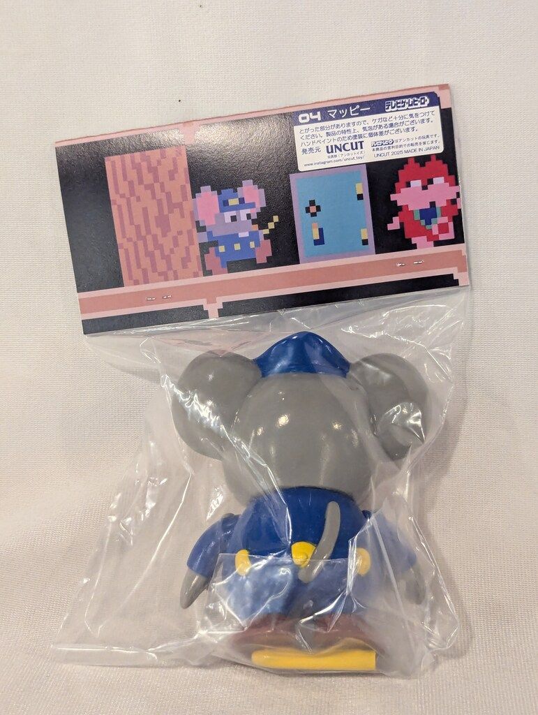 ワンフェス2025夏 uncut アンカット マッピー MAPPY ソフビ ワンフェス2025夏 uncut マッピー MAPPY テレビゲーム ソフビ UNCUT