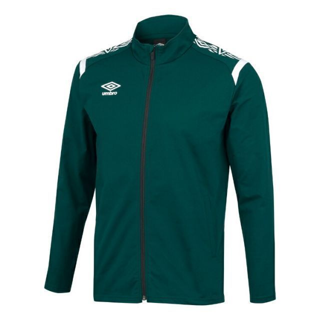 umbro アンブロ ウォームアップジャケット Ｄグリーン S UAS2350 DGRN | スポーツ スポーツ用品 運動 服 衣類 ウエア アウター ジャージ スウェット 防寒 防風 吸汗 ストレッチ 軽量 機能性 ブランド シンプル 快適 人気 おすすめ