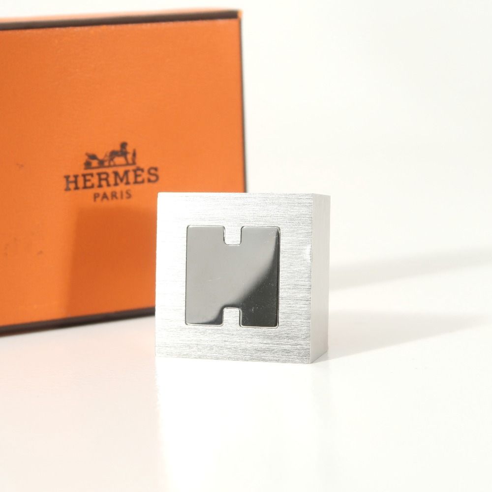 卸し売り購入 HERMES エルメス フォトフレーム Hロゴ ペーパーウェイト フォト フォトフレーム