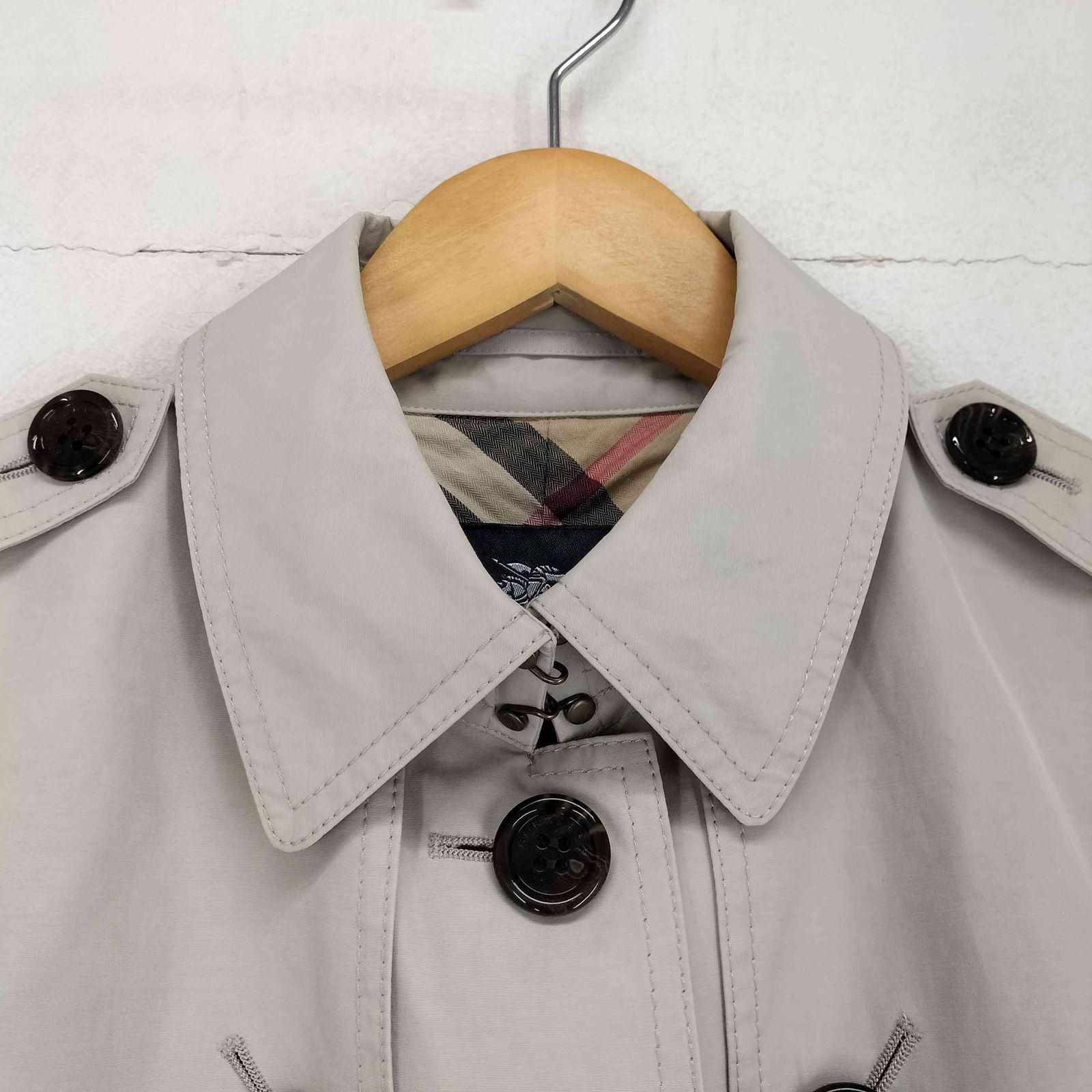 【美品】大きいサイズ ノバチェック裏地 バーバリーロンドン トレンチコート バーバリーロンドン BURBERRY LONDON 裏地ノバチェックトレンチ