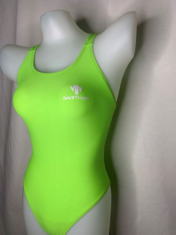 SWIMHXBY 競泳水着 レディース 黄緑 280 ベーシック S-5XL - メルカリ