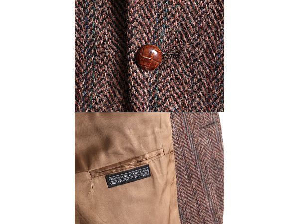 【デッドストック】〜80s スタッフォード ハリスツイード テーラードジャケット 80s STAFFORD HARRIS TWEED JACKET TAILORED IN US