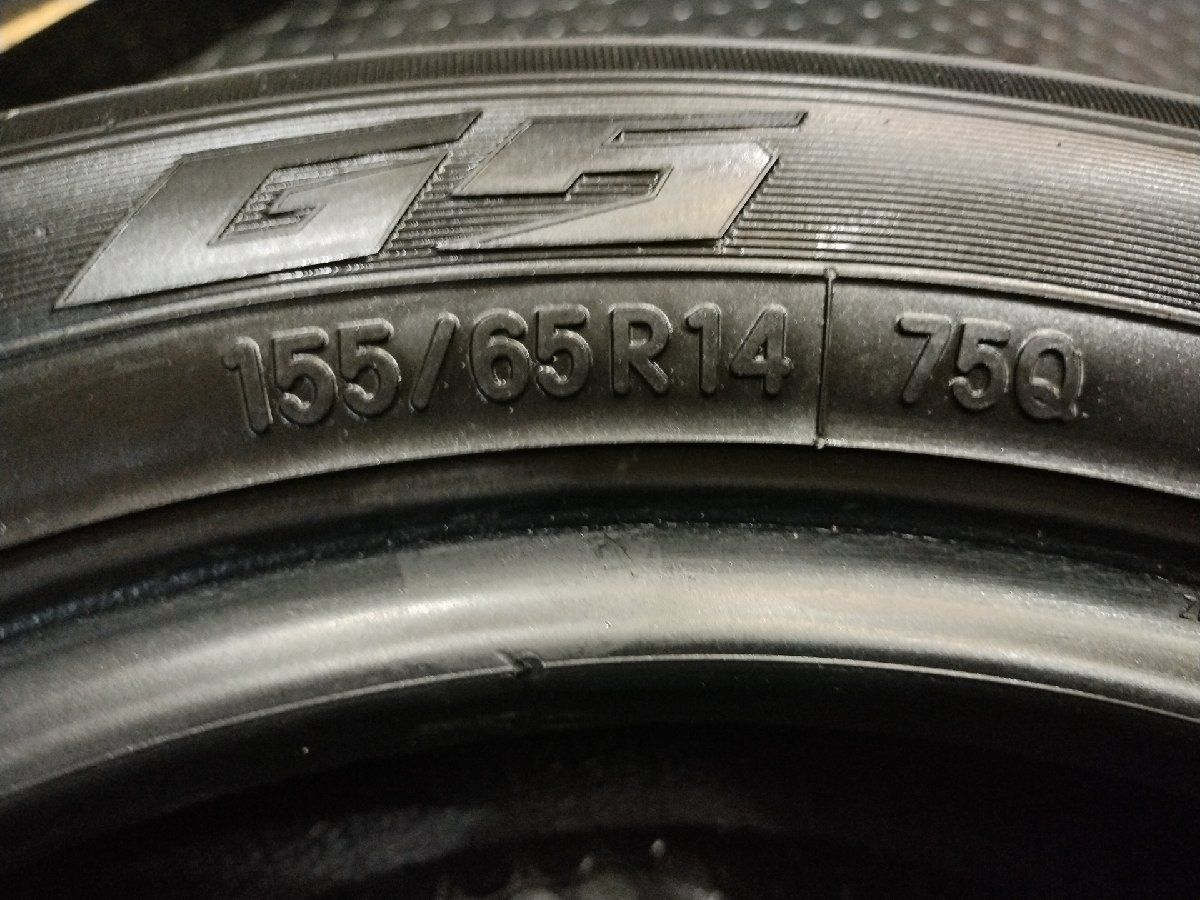 TOYO GARIT G5 155/65R14 14インチ スタッドレス 4本 19年製 バリ溝 ミライース アルトラパン ワゴンR ekスペース  アルト等　(VTH938)