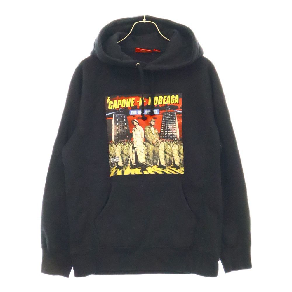 SUPREME (シュプリーム) 16AW The War Report Hooded Sweatshirt ザウォーリポート フーデッド スウェットシャツ プルオーバーパーカー ブラック