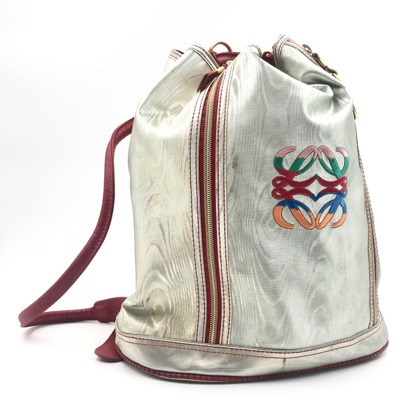 LOEWE ロエベ レインボーアナグラム 巾着 リュックサック デイパック 