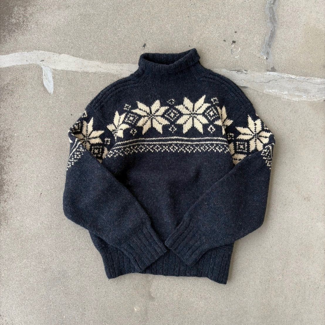 90s 00s 90年代 00年代 Polo by Ralph Lauren Wool Sweater 柄ニット ハンドニット