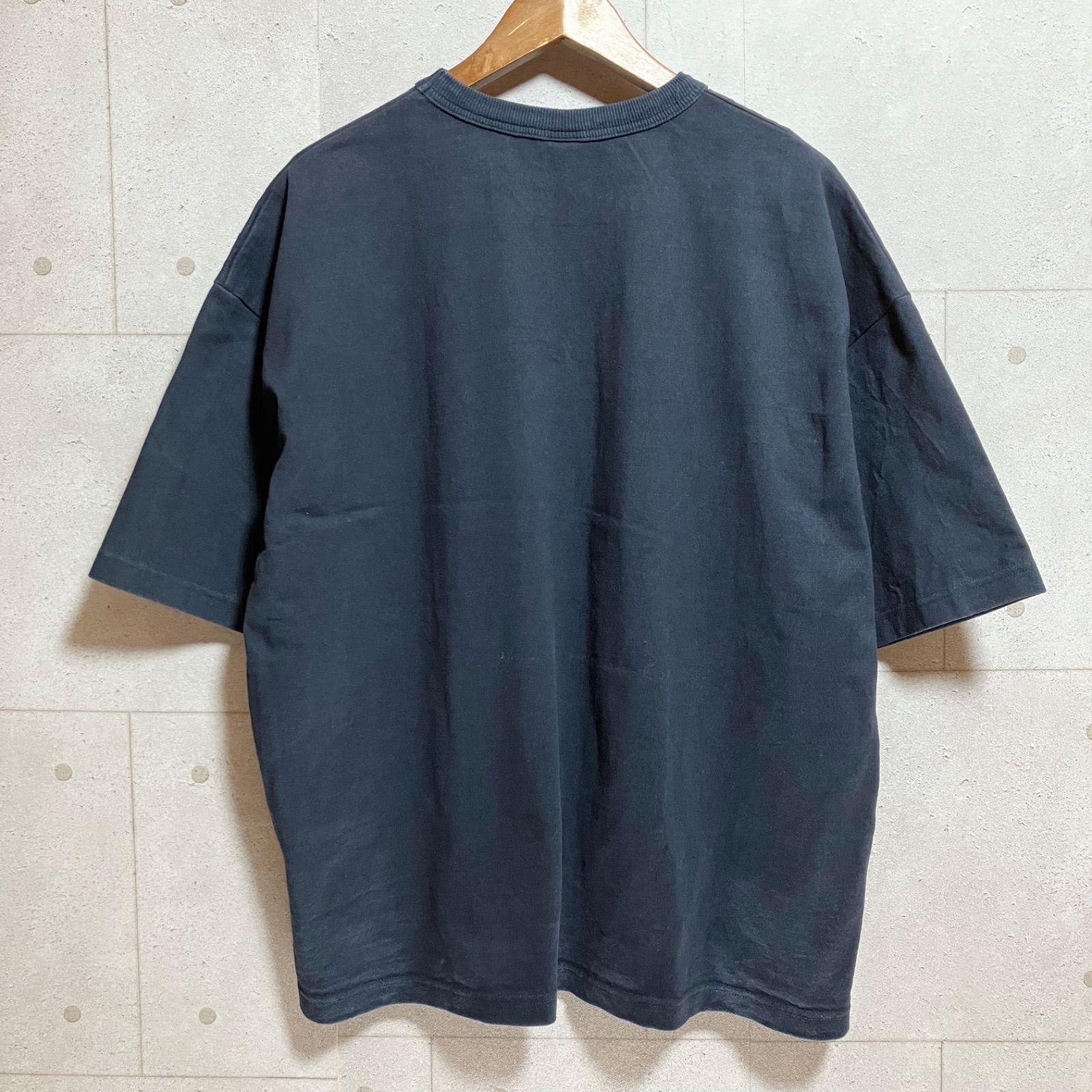 Keboz 半袖シャツ Keboz ケボズ ロゴ Tシャツ 半袖 トップス センターロゴ 刺繍 M