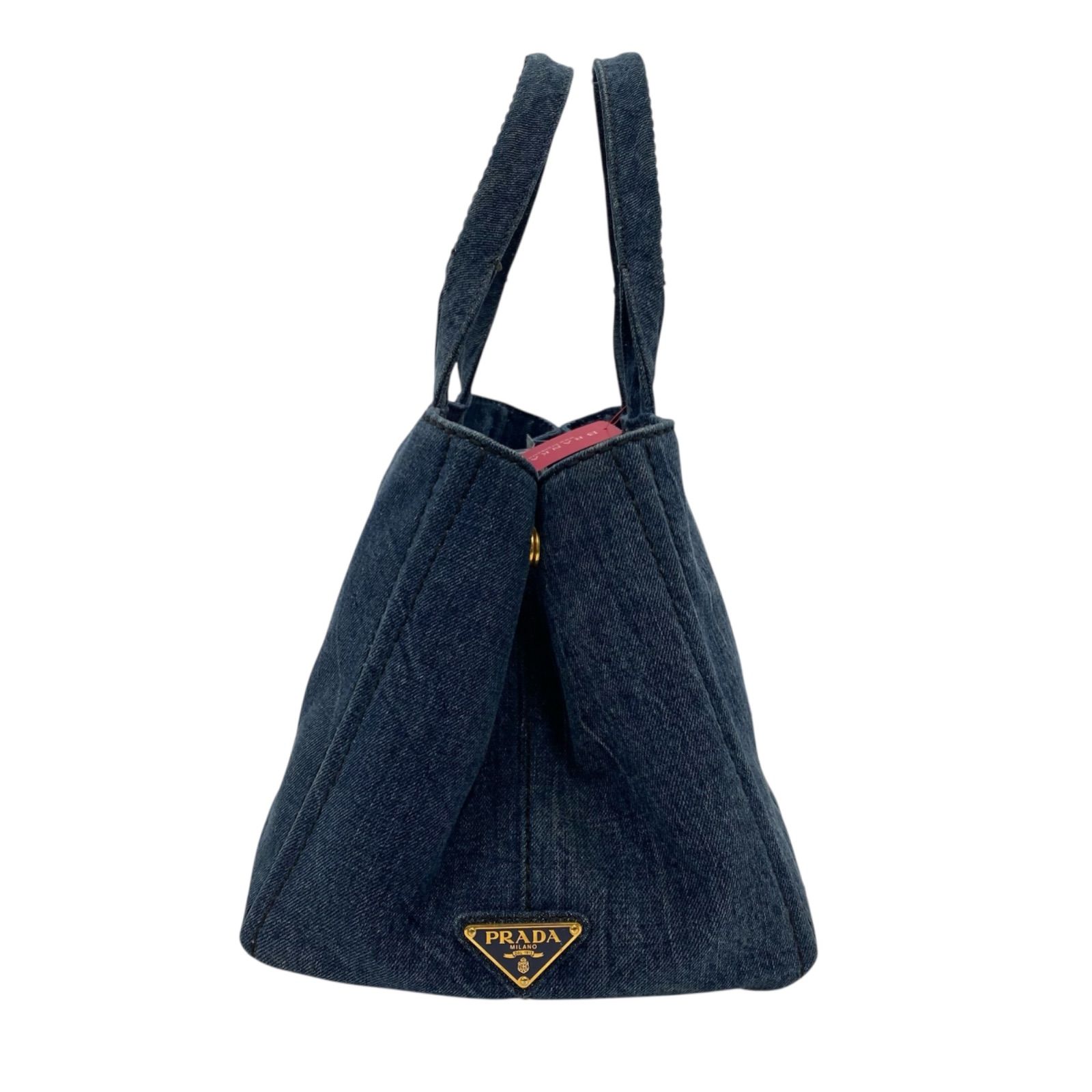 プラダ PRADA カナパ CANAPA トートバッグ ハンドバッグ デニム