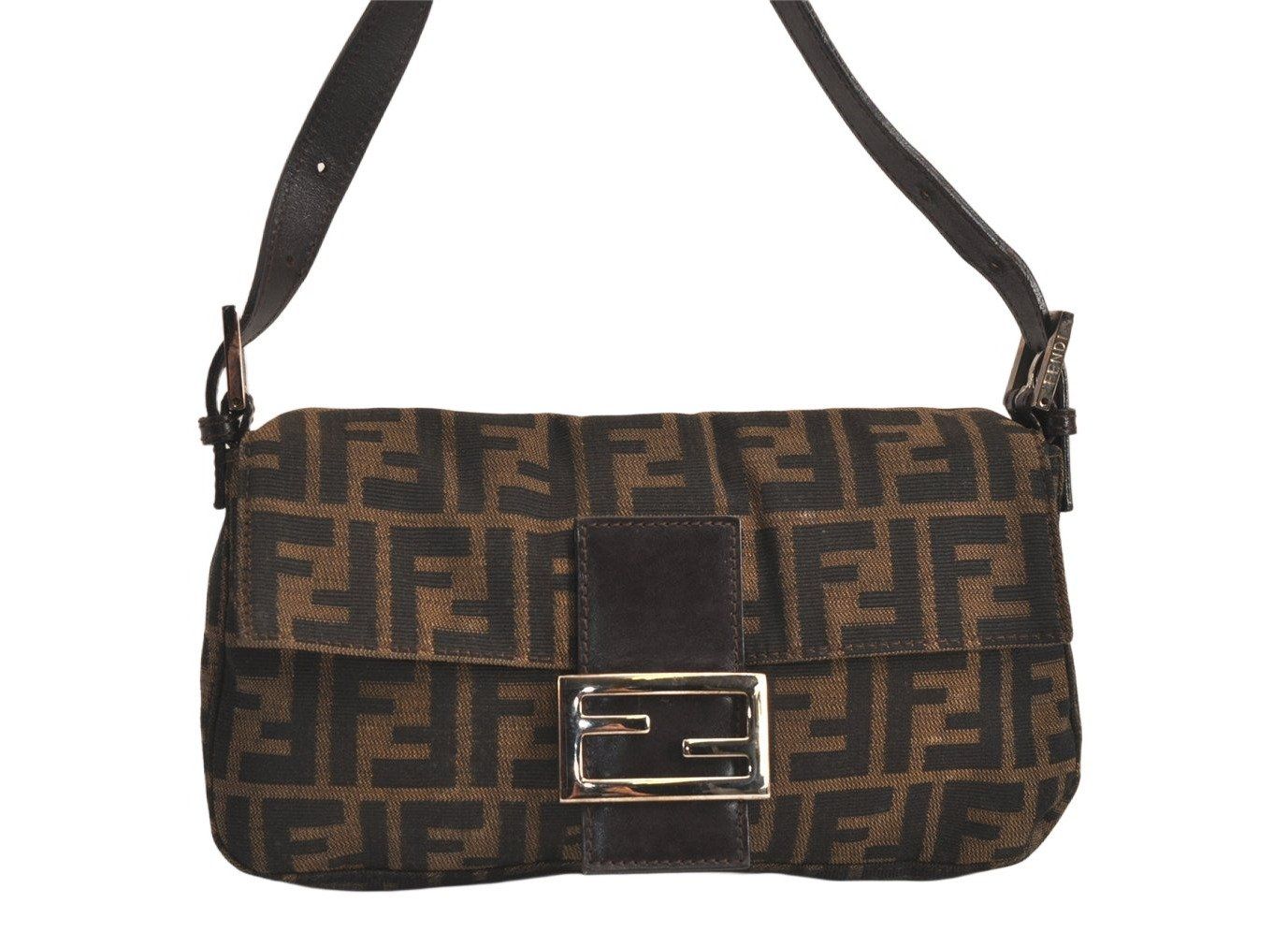 FENDI フェンディ ズッカ柄 マンマ バゲット ショルダーバッグ