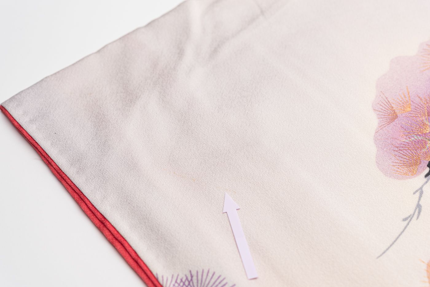 平和屋着物○「anan」ブランド 振袖 草花文 暈し染め 銀通し地 正絹