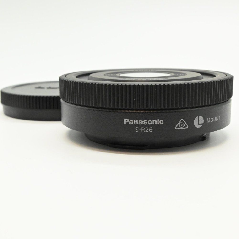 パナソニック Panasonic 単焦点 レンズ フルサイズ ミラーレス一眼 Lマウントシステム用 ルミックス LUMIX S 26mm F8 ブラック S-R26