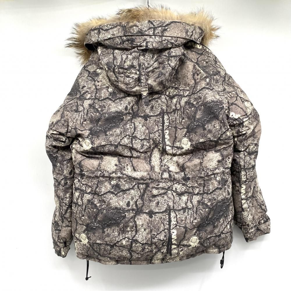 中古】NITRAID REAL WEED HOODED DOWN JACKET サイズM グリーン